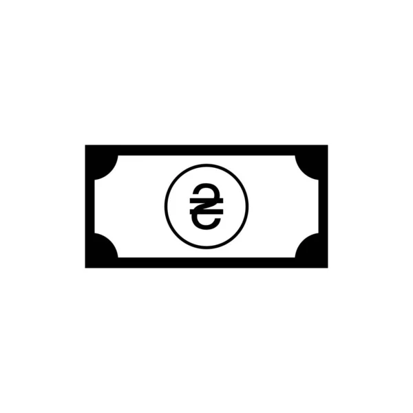 Ukraine Currency Icon Symbol Ukrainian Hryvnia Uah Sign Vector Illustration — Stock Vector