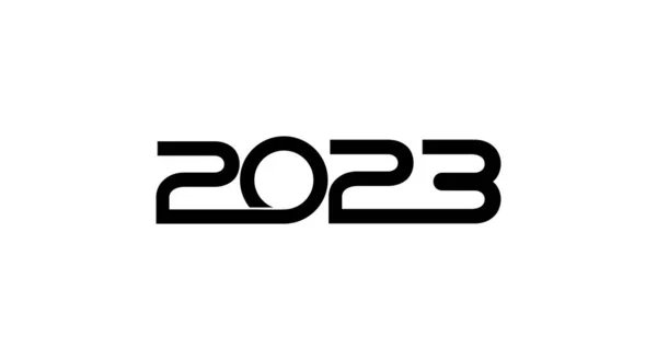 Happy New Year 2023 Design Illustration Calendar Design Website News — Vector de stoc