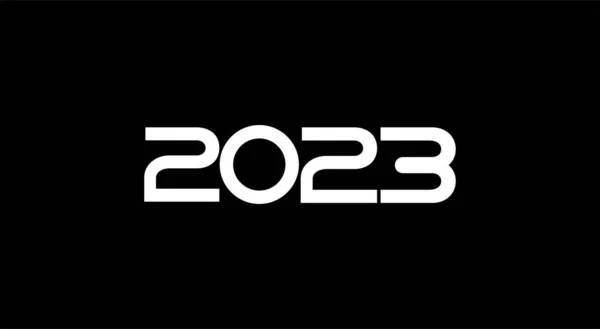 Happy New Year 2023 Design Illustration Calendar Design Website News — 스톡 벡터