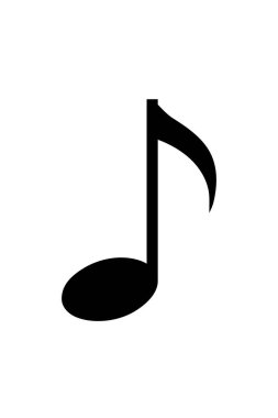 Simge, Sembol, Sanat İllüstrasyonu, Uygulamalar, Web Sitesi, Logo veya Grafik Tasarım Elemanı için Müzik Notasyonu İllüstrasyonu. Vektör İllüstrasyonu