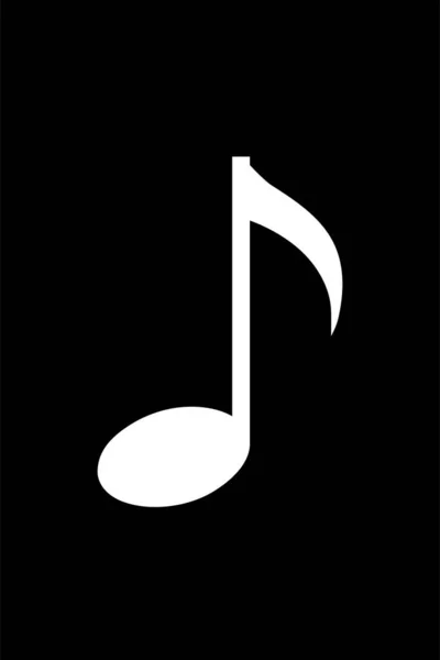 Music Notation Illustration Icon Symbol Art Illustration Apps Webové Stránky — Stockový vektor