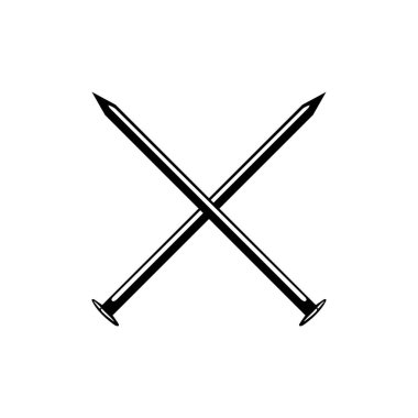 Sanat Illustration, Logo, Pictogram veya Grafik Tasarım Elementi için Tırnak Araçları Silueti. Vektör İllüstrasyonu