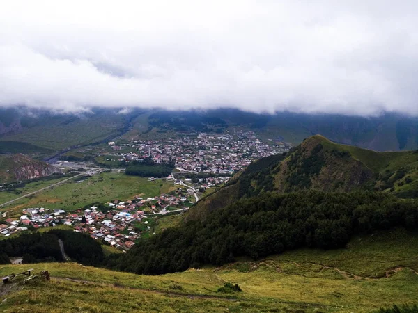 Stepantsminda - climate balneological resort area in Georgia