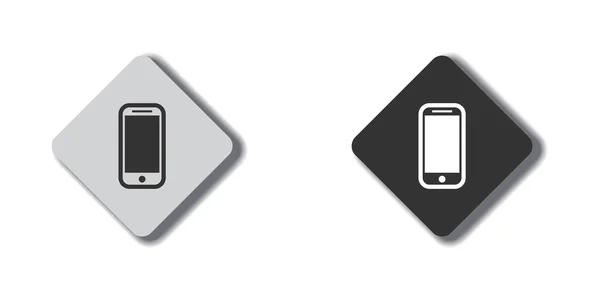 Ícone Smartphone Símbolo Telemóvel Ilustração Vetorial Plana — Vetor de Stock