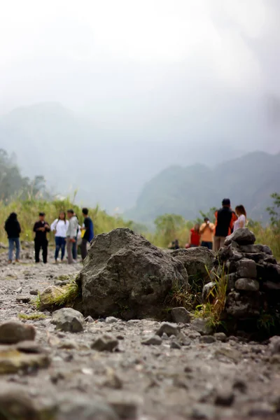 Magelang Indonésie Mai 2022 Vue Banquier Kali Adem Pied Mont — Photo
