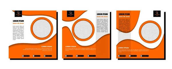 Plantilla Publicaciones Redes Sociales Diseño Moderno Para Marketing Digital Línea — Archivo Imágenes Vectoriales