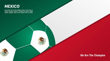 vector background Portugal flag design with ball , social media template, perfect color combination