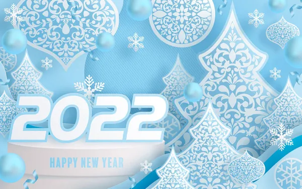 2022 받으세요 크리스마스 디자인 템플릿 디자인 인사말 스타일 2022 — 스톡 벡터