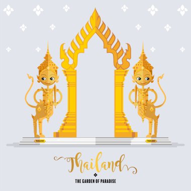 Tayland seyahati konsepti Tayland 'da ziyaret edilecek en güzel yerler..