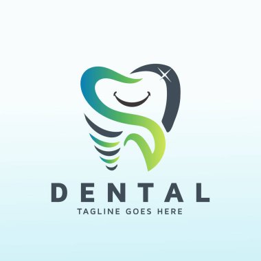 Modern Diş Ofisi logo tasarım şablonları