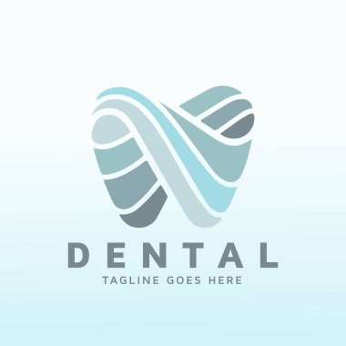 sanat diş hekimi uygulama vektör logosu fikri ve ilham