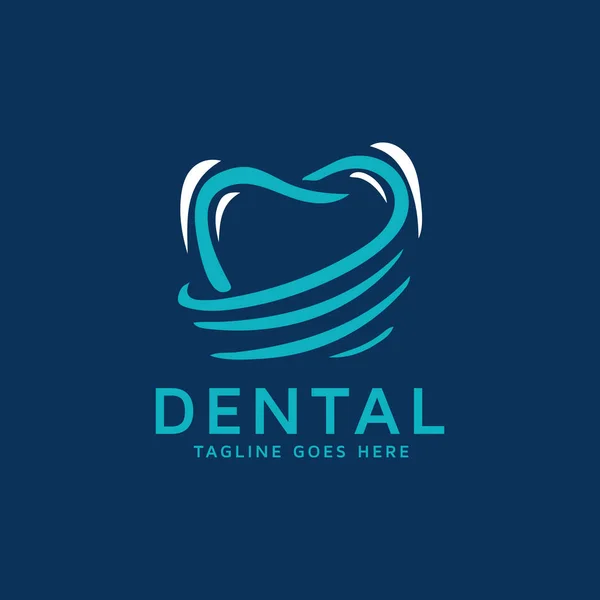 Zabawy Ortodontyczny Specjalista Logo Projekt — Wektor stockowy