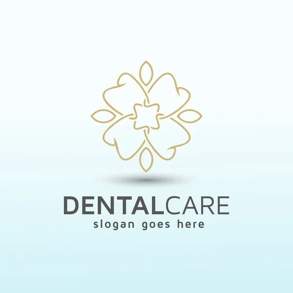 Modern Dental Office Vector Logo Design — Vector de stock