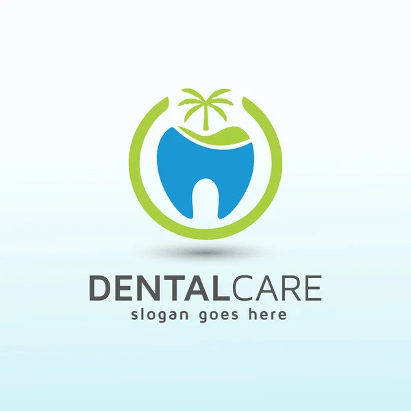 Medical Dental Industries Tree Logo — Stock vektor