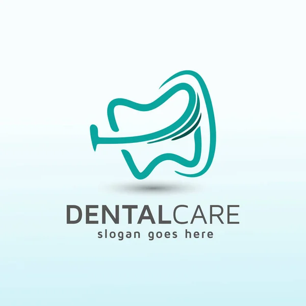 Decadent Luxury Dental Logo Design — Wektor stockowy