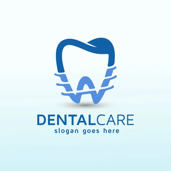 Classy Memorable Letter Logo Premier Dental Office — Stock vektor