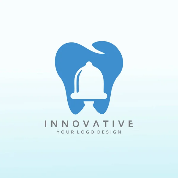 General Smile Dentists Secondarily Patients Logo Design — Vettoriale Stock