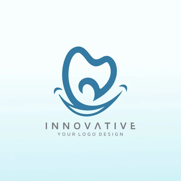 Smile Dental Center Vector Logo Design — Wektor stockowy