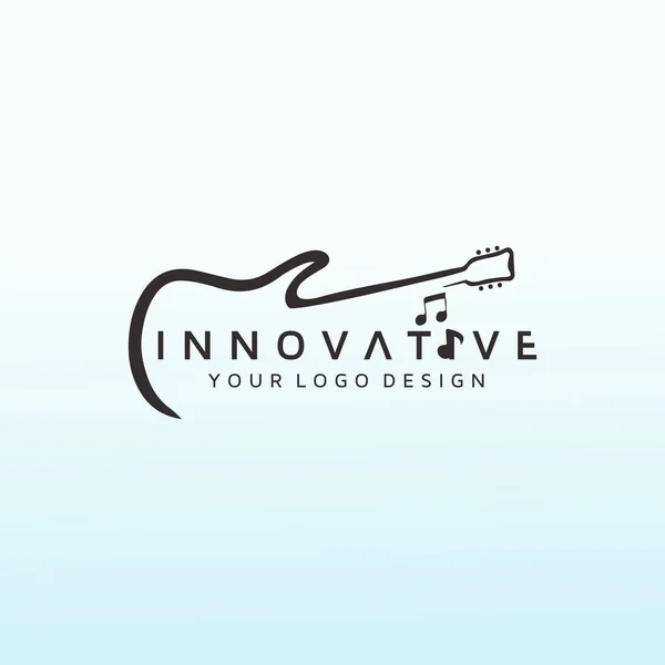 Musique Éducation Conception Logo Professionnel — Image vectorielle