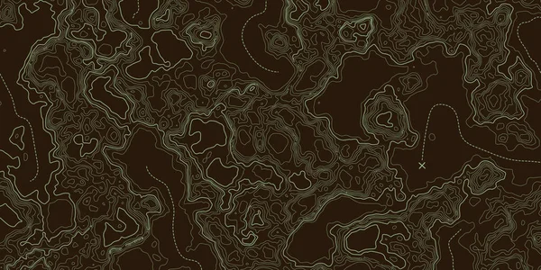 Mapa Topográfico Fundo Grade Padrões Abstratos Geográficos Mapa Contorno Superior — Vetor de Stock