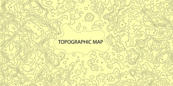 Mapa Topográfico Fundo Grade Padrões Abstratos Geográficos Mapa Contorno Superior — Vetor de Stock