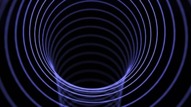 Fütürist soyut çerçeve tüneli. 3 boyutlu delik arkaplanı. Web sitesi ve afiş tasarımı için. Büyük veri görselleştirmesi. 3d oluşturma.