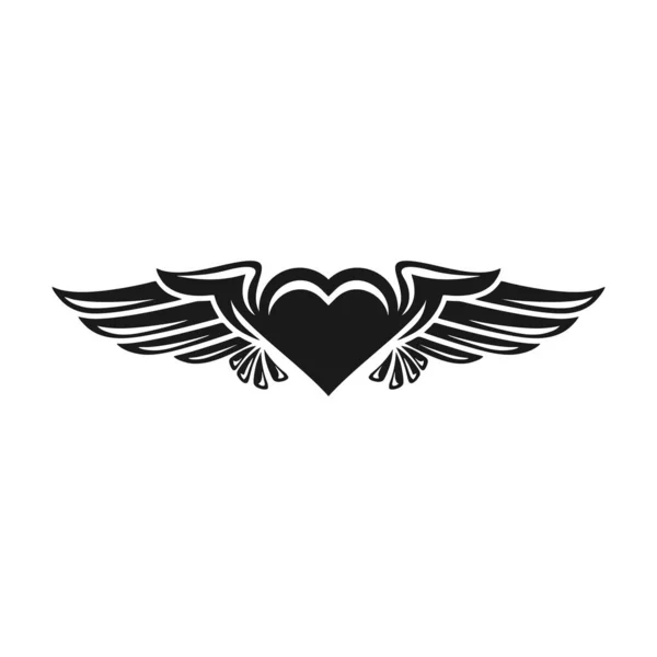 Φτερά Λογότυπο Σχεδιασμό Διανυσματικό Πρότυπο — Διανυσματικό Αρχείο