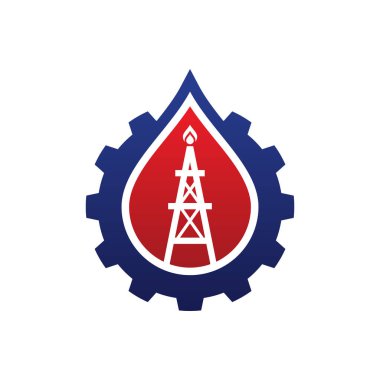 endüstriyel logo tasarım vektörü