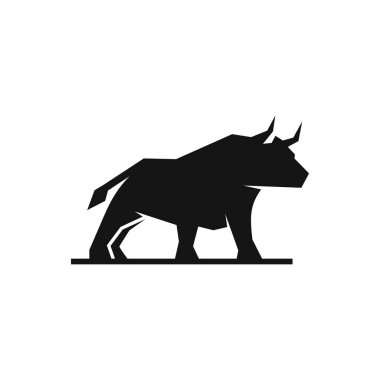 Boğa vektör logosu çizer