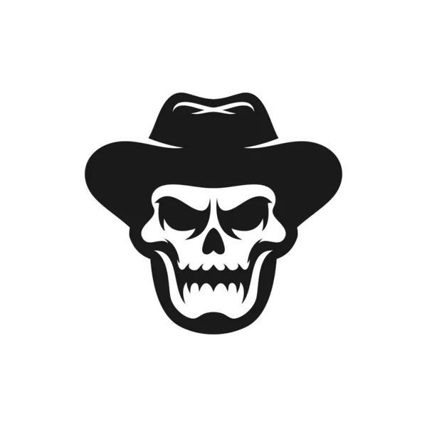 Skull Logo Icon Skull Illustration Vector — Stock Vector