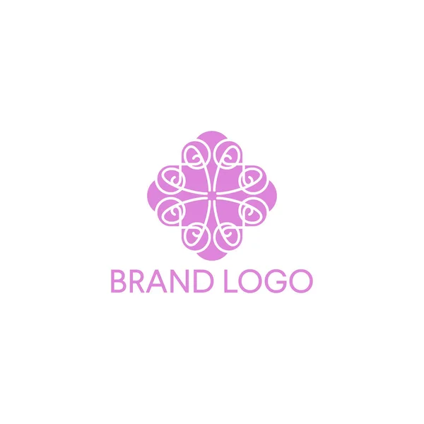 Beleza Logotipo Luxo Design Fashion Salão Beleza Spa Vector — Vetor de Stock