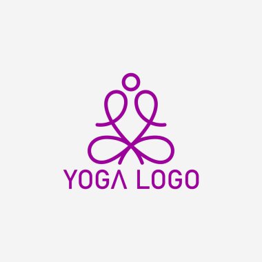  Yoga Lineart Logo Tasarımı