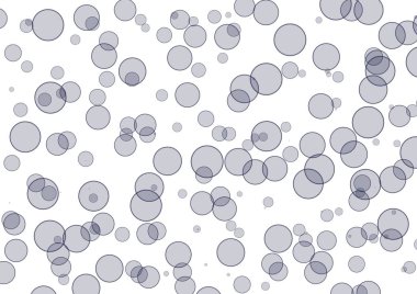 beyaz zemin üzerinde mavi daireler.