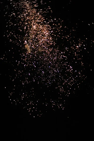 Spark Fireworks Sky Think Beauty Meteor Sky — Stock Photo, Image