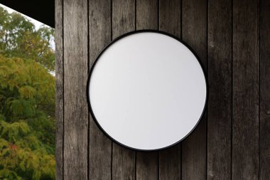 Dükkan Ahşap Tabelası, Ahşap Beyaz Açık Hava Dükkanı Logosu Model _