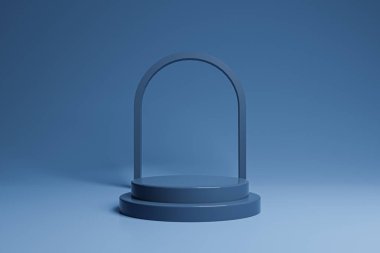 Minimum Podyum Sahnesi Sunum 3d Sunumu için Model