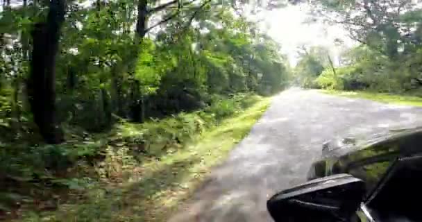 Shivamogga India February 2020 Long Drive Roads Western Ghats Rainy — Stock Video