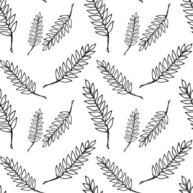 Tek renkli çiçek desenli sanat tasarımı web, baskı ve kumaş baskısı için stok vektör çizimi