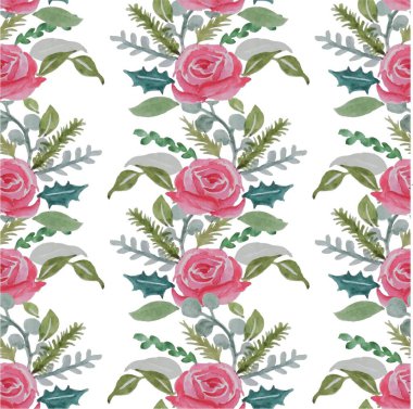 Beyaz sanat tasarımı elementlerindeki pembe yeşil yapraklar sanat tasarımı elementleri web için, baskı için, duvar tasarımı için vektör çizimi