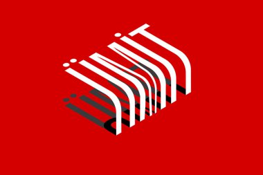 vektör soyut harf dizayn şablonu