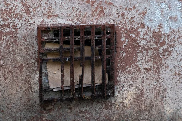 Extracto Refugio Defensa Civil Viejo Sistema Ventilación Filtrado Oxidado Bajo — Foto de Stock