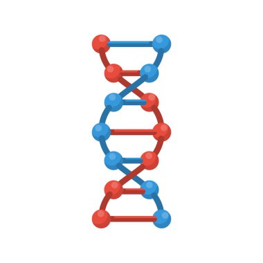 DNA renk simgesi. DNA 'nın soyut yapısı
