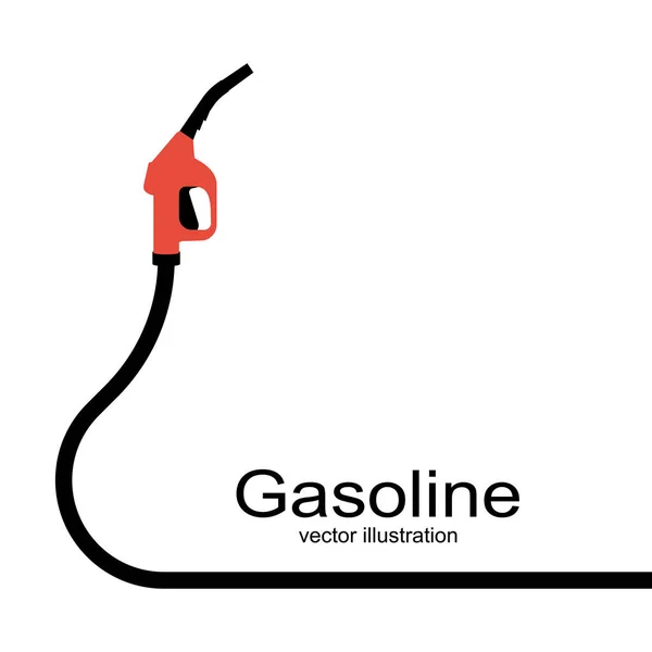 Pompa Paliwowa Stronie Lądowania Znak Stacji Benzynowej Znak Stacji Benzynowej — Wektor stockowy