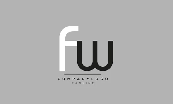 Abeceda Písmena Iniciály Monogram Logo — Stock fotografie