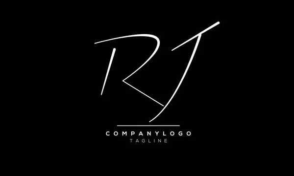 Alfabeto Lettere Iniziali Monogramma Logo — Foto Stock
