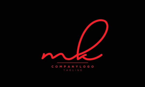 Alfabeto Letras Inicial Monograma Logo —  Fotos de Stock