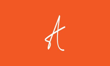 Soyut Harf Vektör Logosu SA as S Bir Tasarım Şablonu