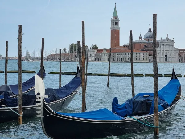 Venise Italie Gondoles Vue Sur Canal — Photo