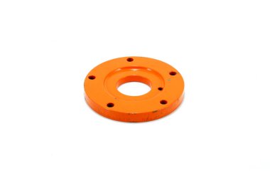 Saman balyası yedek parça bez teçhizat örtüsü, perspektif görünümü beyaz arkaplanda izole