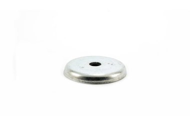 Saman balyası yedek parça ayar desteği, perspektif görünümü beyaz arkaplanda izole